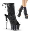 Pleaser - ADORE1018G Plattformstiefel, Poledance Schuhe - Pole dance schuhe - Schwarz Product image